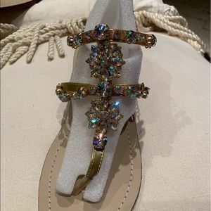 Lily Vanity crystal sandals